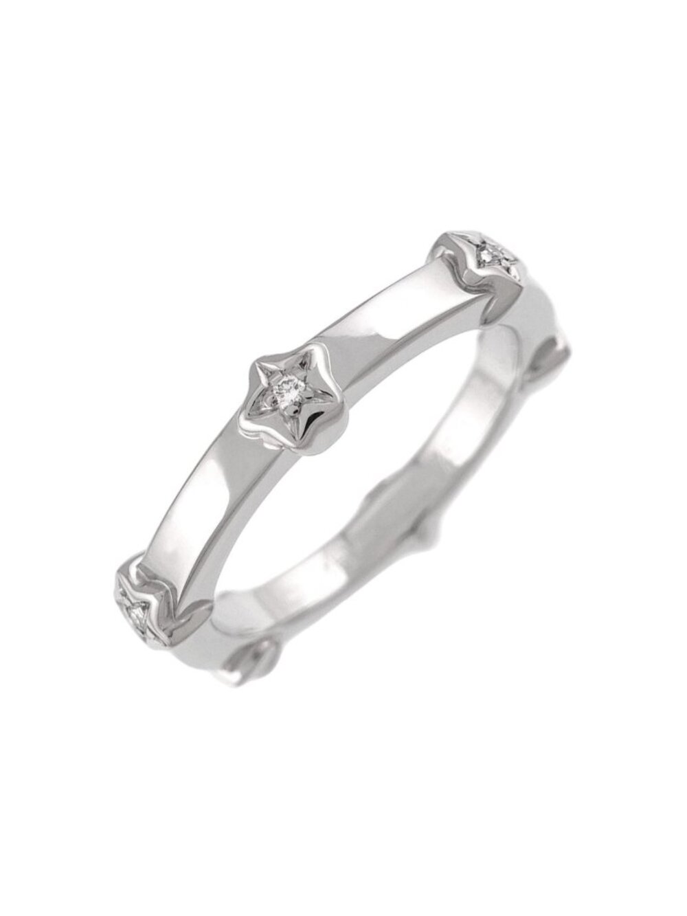 Chanel Comet Etoile 58 Ring Diamond 18K White Gold